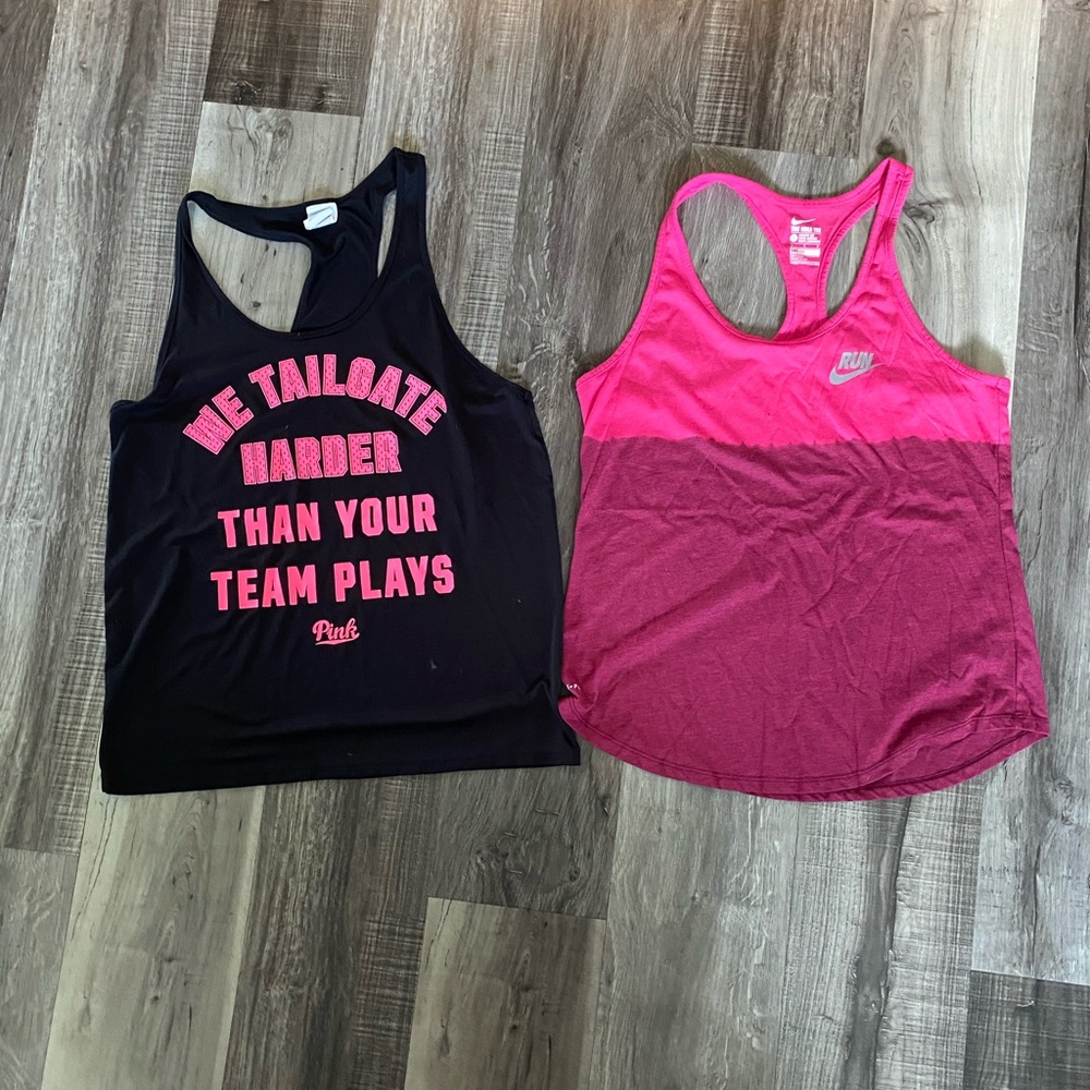 2 Pack Victoria Secret & Nike Tank Top